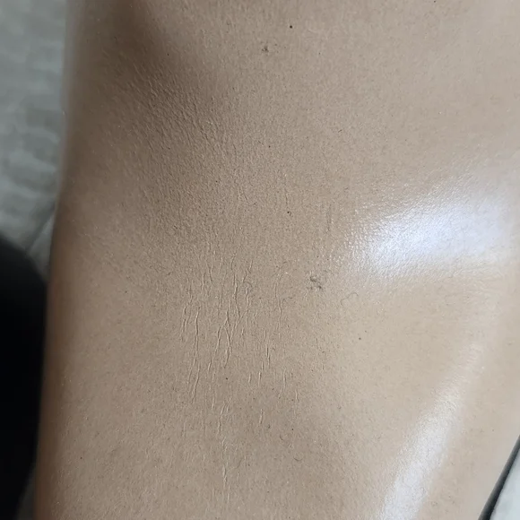 Dolce Vita Tan Heeled Boots with Buckle Detail 7WC (NOT Leather) - Picture 3 of 14